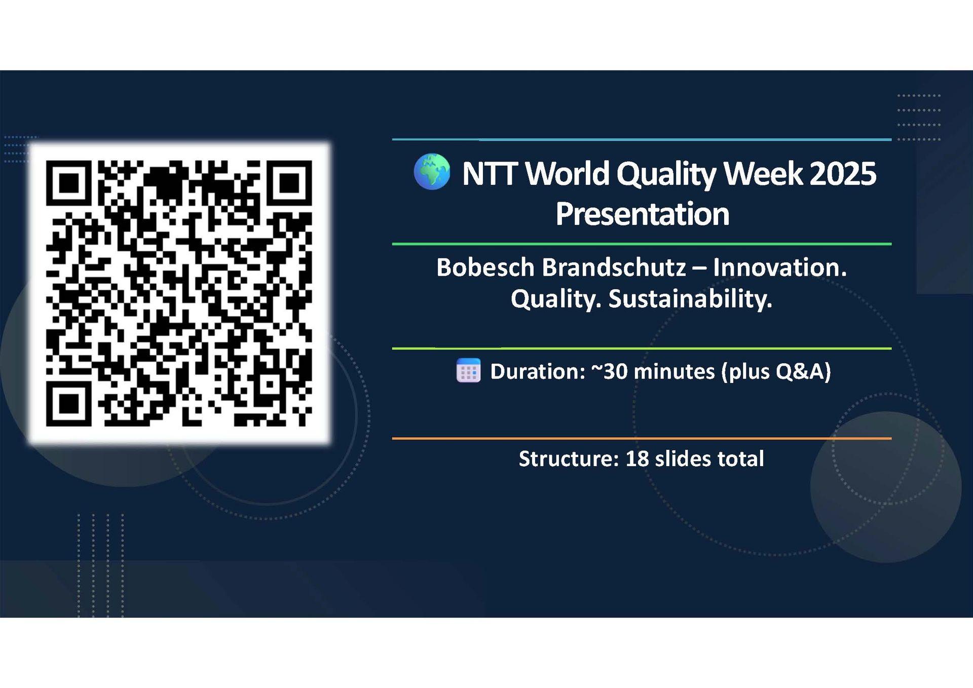 NTT World Quality Week 2025